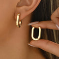 Elegant geometric hoops