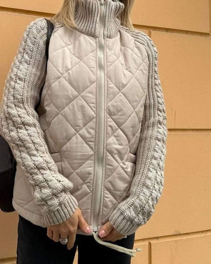 Victoria | Casual Knitted Fleece Jacket