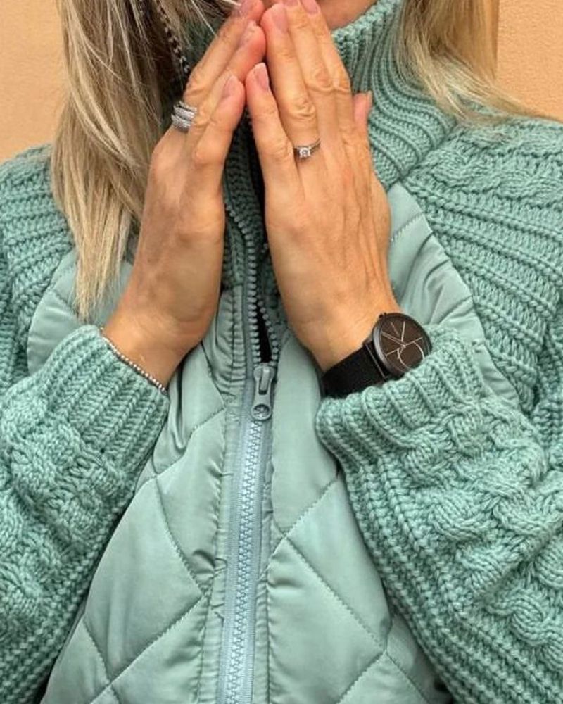 Victoria | Casual Knitted Fleece Jacket