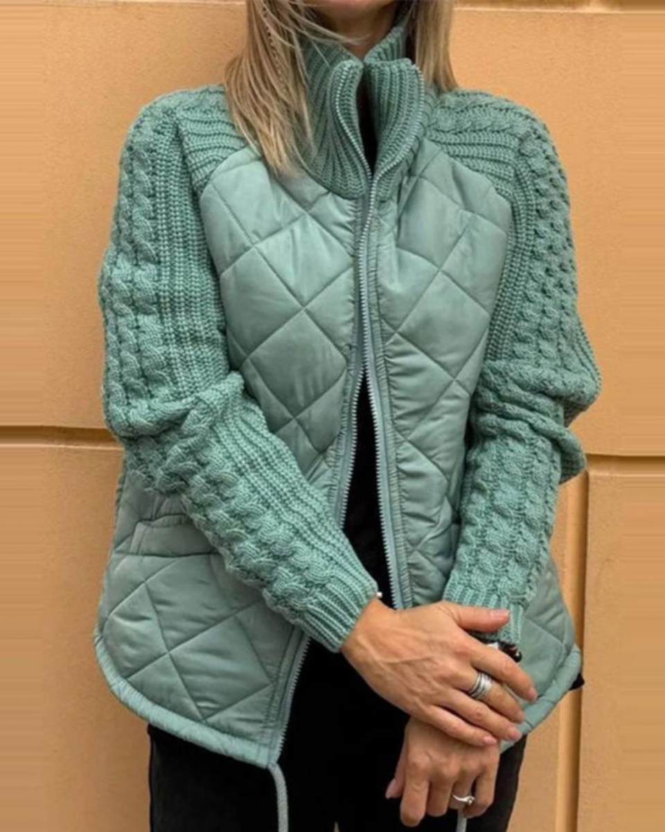 Victoria | Casual Knitted Fleece Jacket