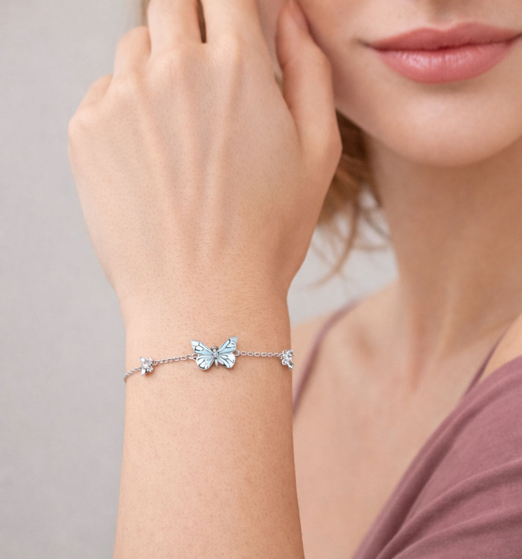 Glow-in-the-Dark Butterfly Bracelet