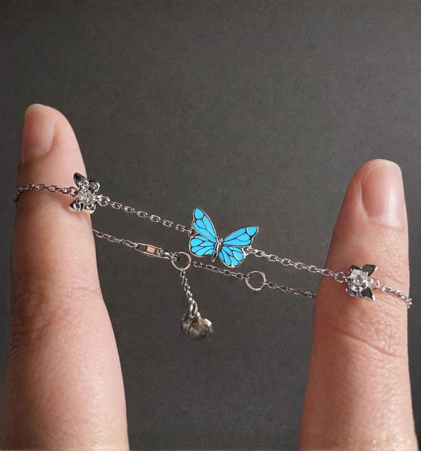Glow-in-the-Dark Butterfly Bracelet