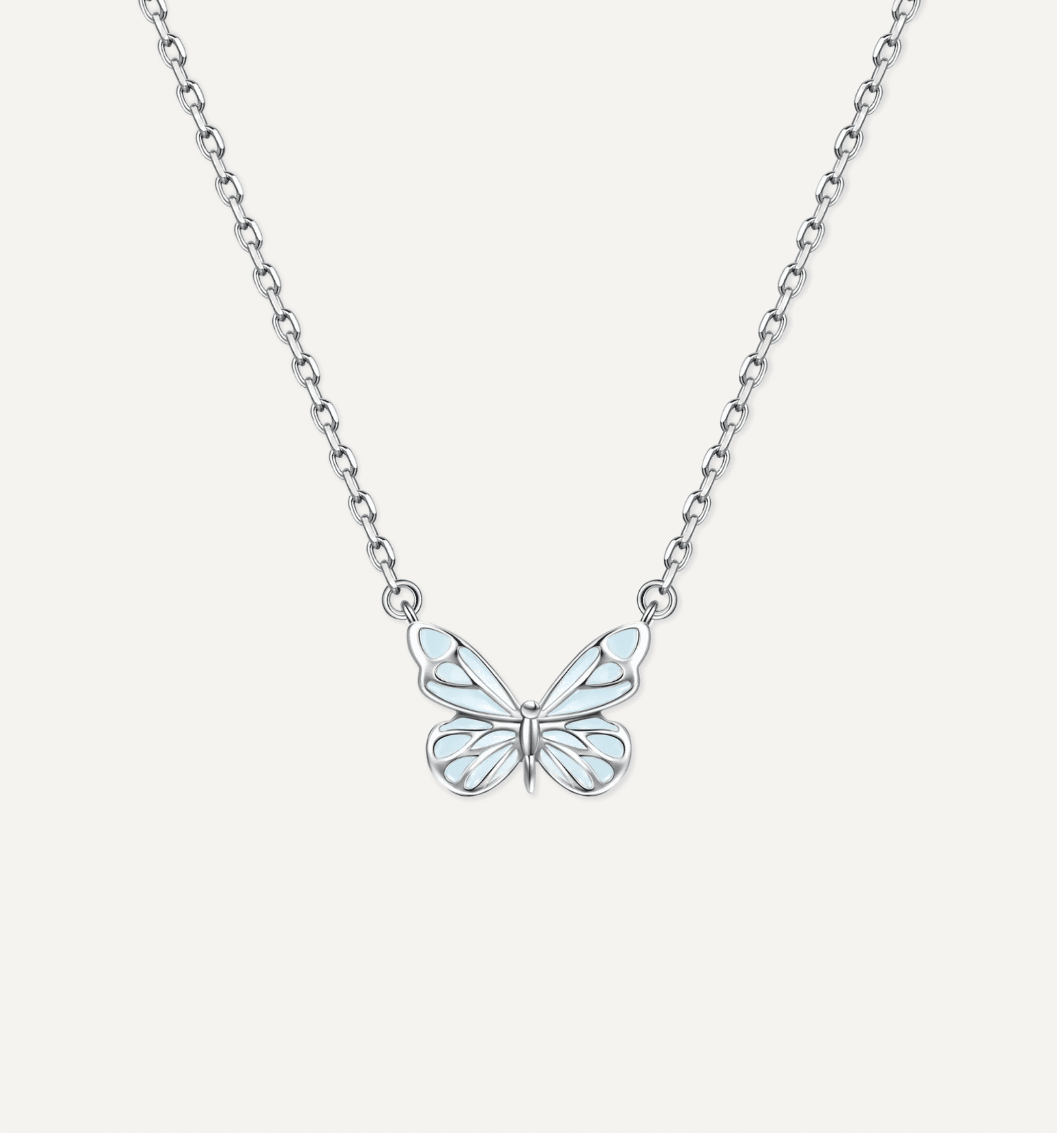Glowing Butterfly Necklace