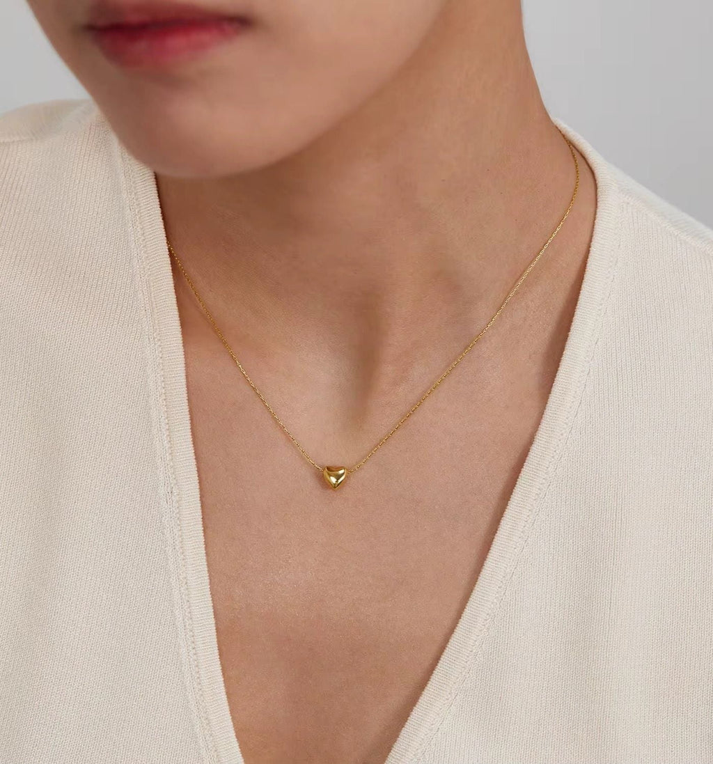 Puffy Heart Necklace