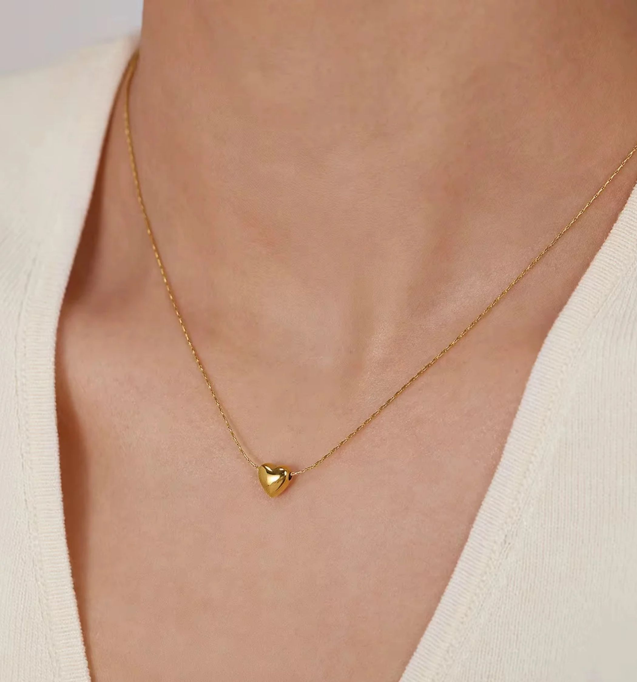 Puffy Heart Necklace