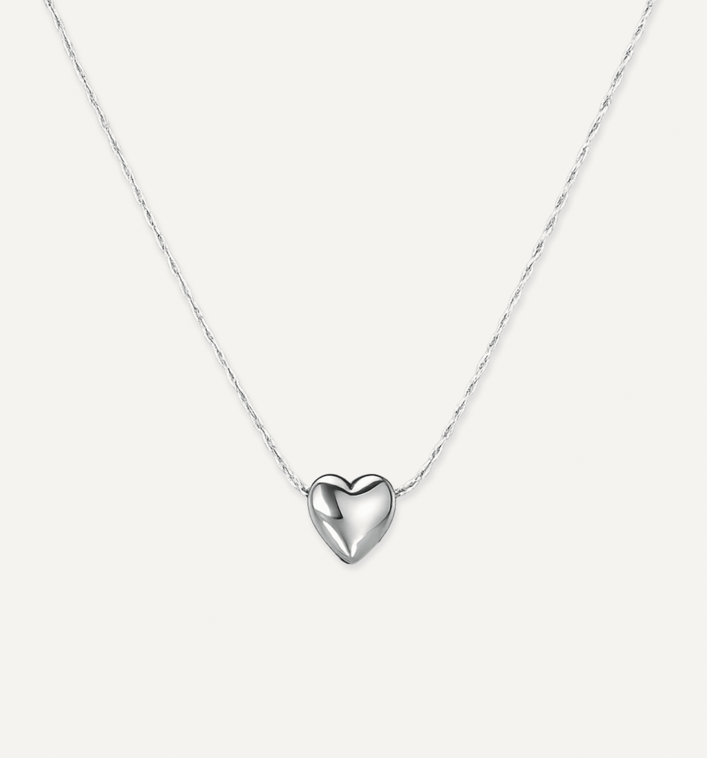 Puffy Heart Necklace
