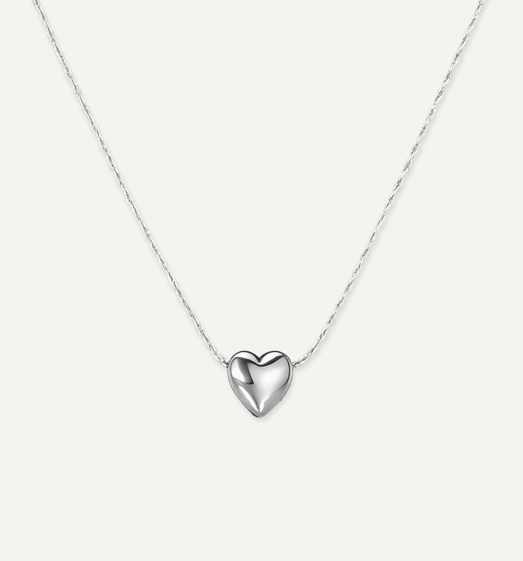 Puffy Heart Necklace