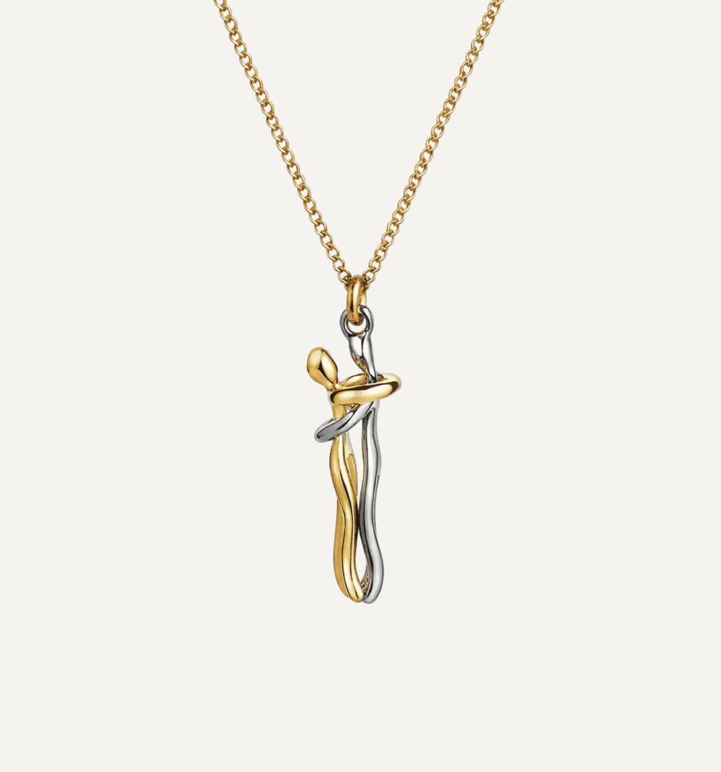 Couple Hug Necklace