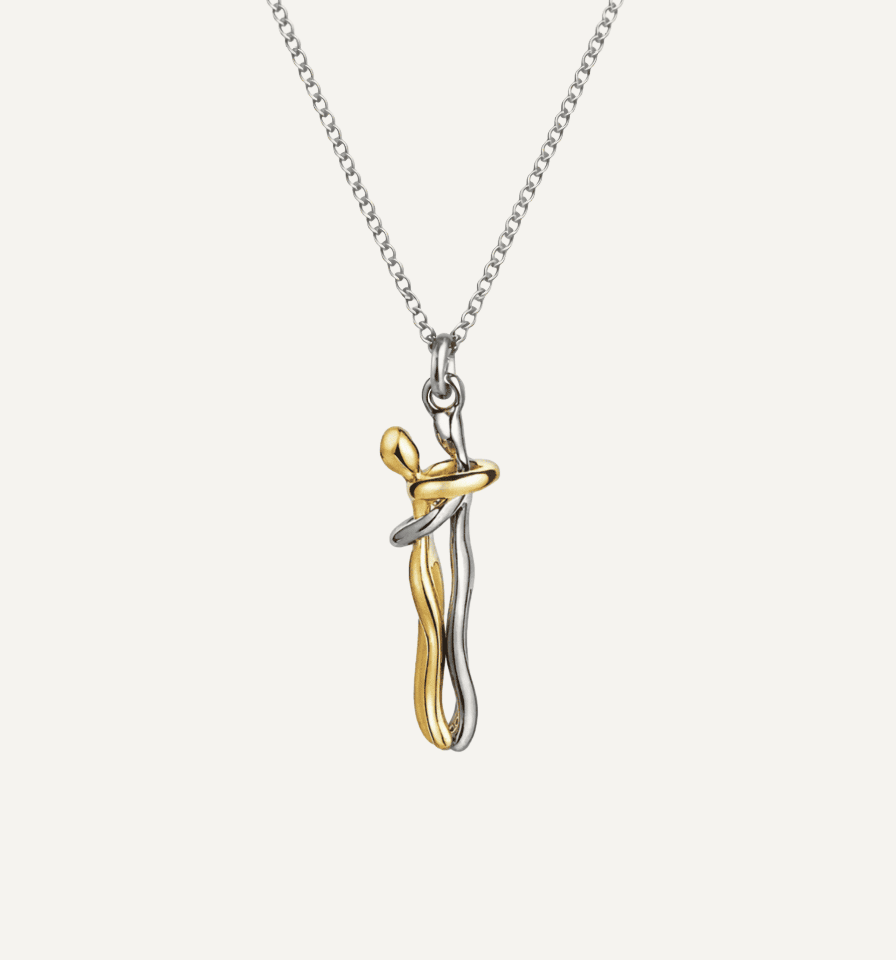 Couple Hug Necklace