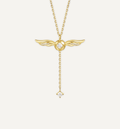 Golden Celestial Wing Necklace