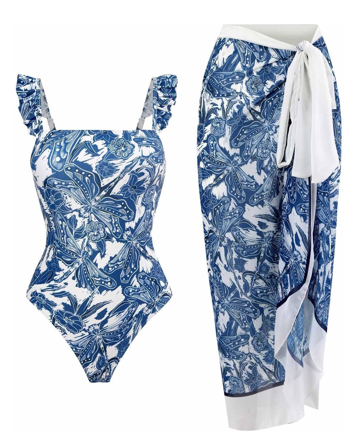 Bloom Set – Swimsuit with Long Skirt