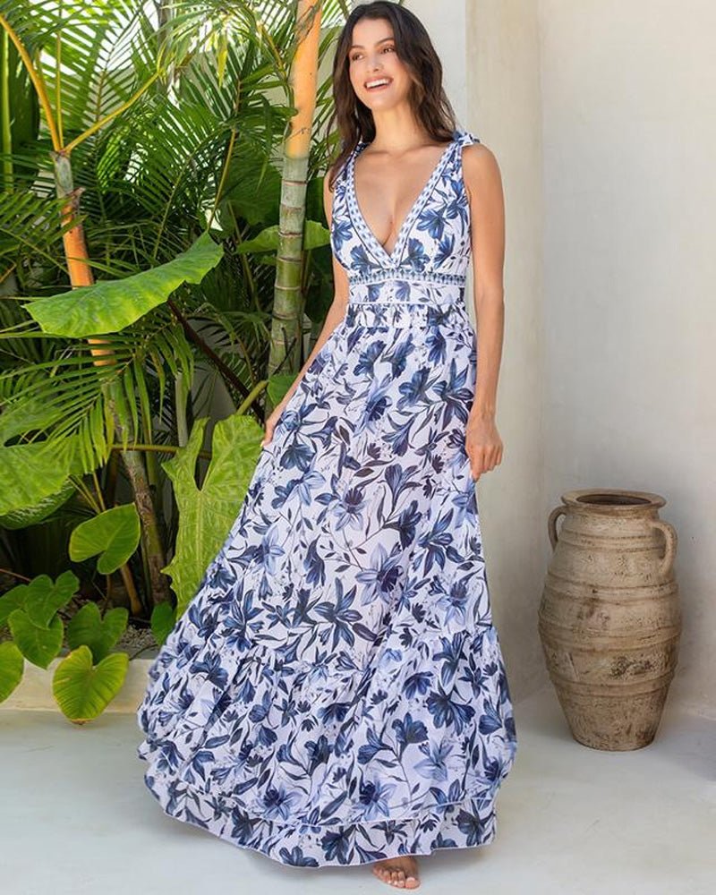 Bloom Set – Swimsuit with Long Skirt