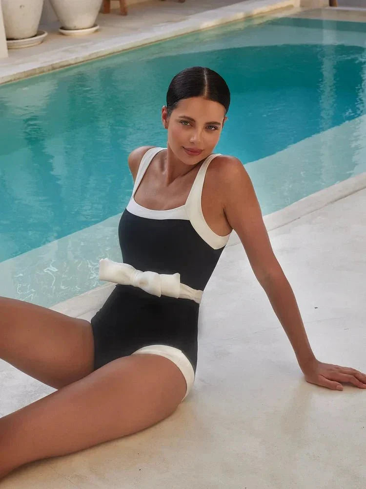 Classy Cute One Piece Swimsuit