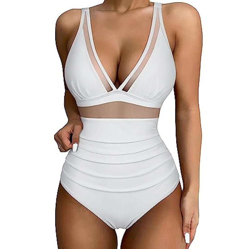 Shaping Swimsuit with Luxury Mesh Accents