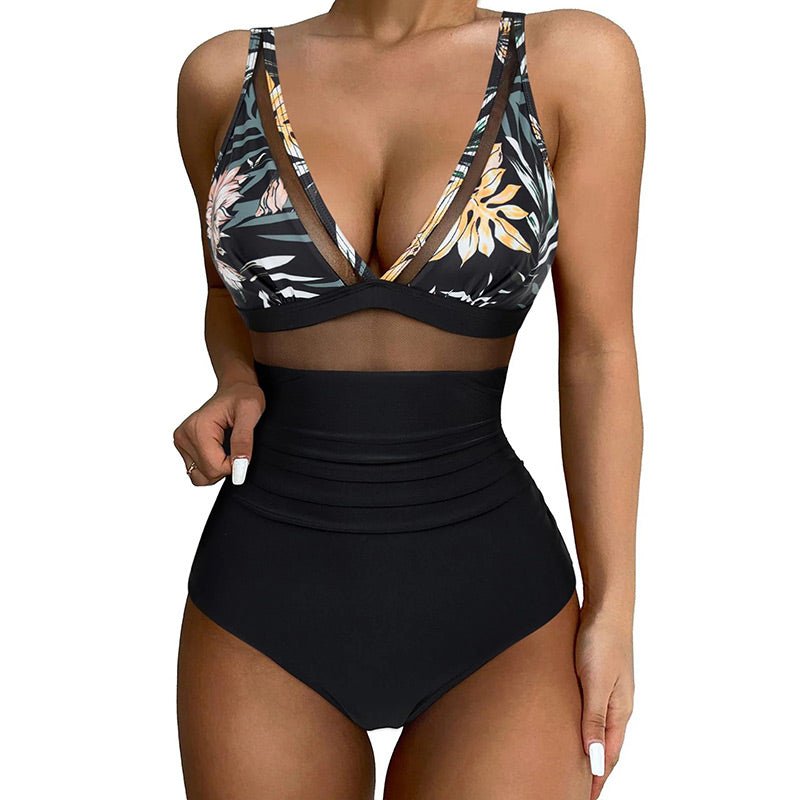 Shaping Swimsuit with Luxury Mesh Accents
