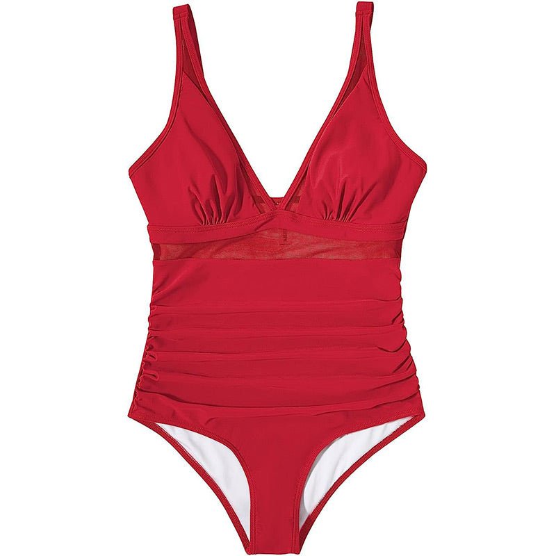 Shaping Swimsuit with Luxury Mesh Accents