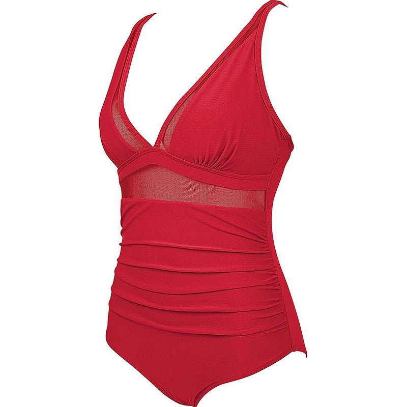 Shaping Swimsuit with Luxury Mesh Accents