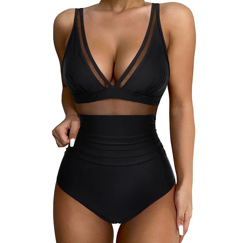 Shaping Swimsuit with Luxury Mesh Accents