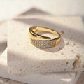 Elegant ring with stunning gemstones