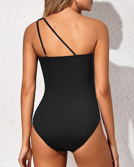 Elegant One-Shoulder Swimsuit