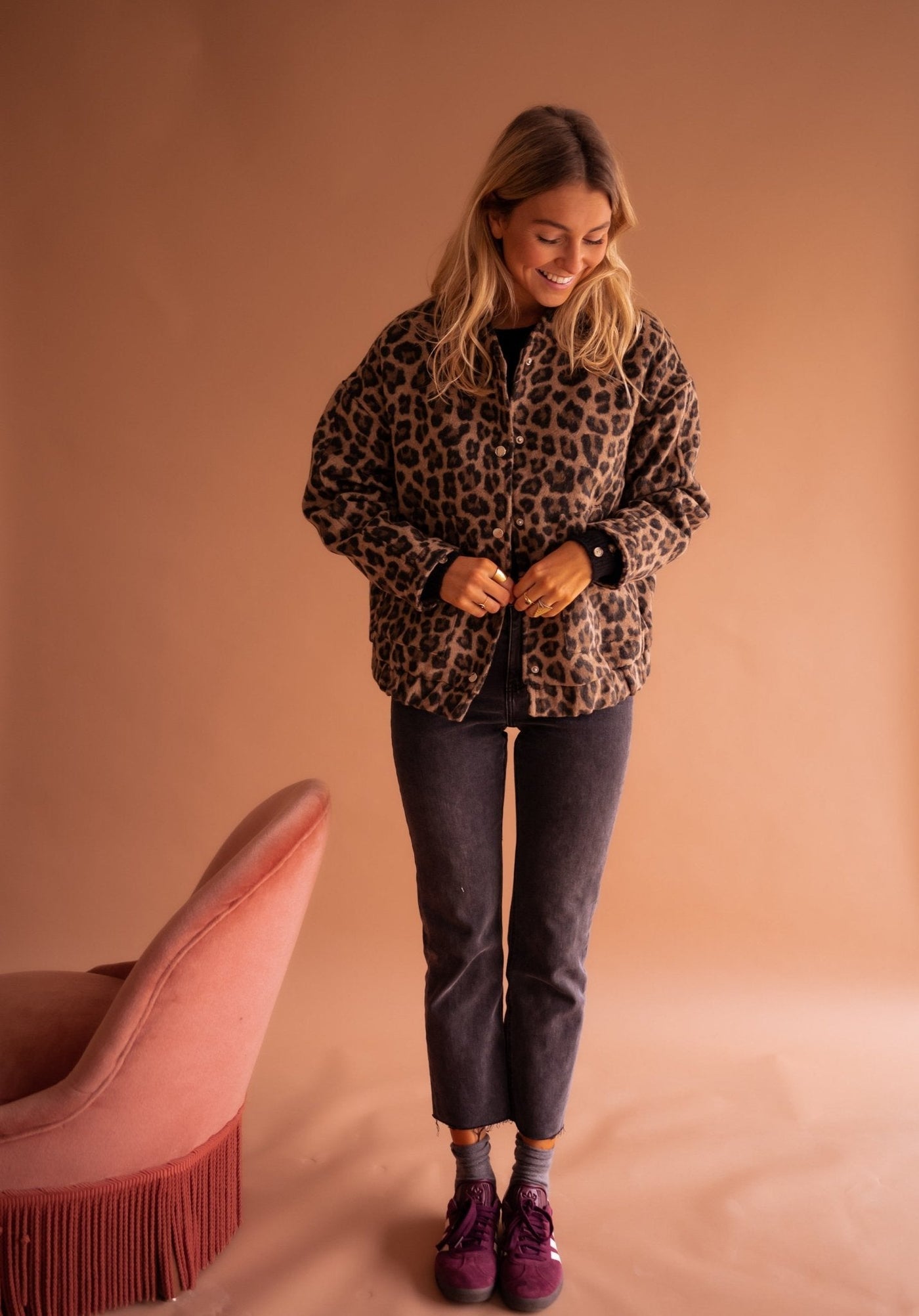 Lara | Stylish Leopard Print Jacket