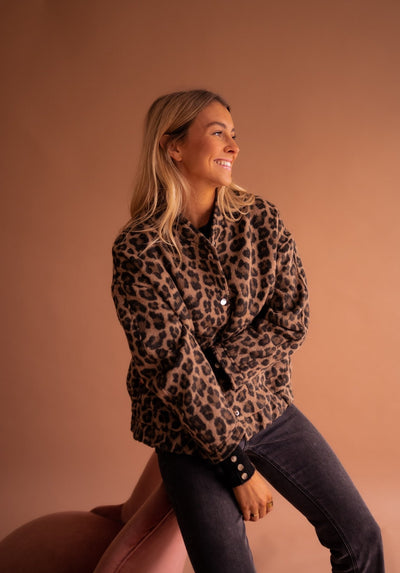 Lara | Stylish Leopard Print Jacket
