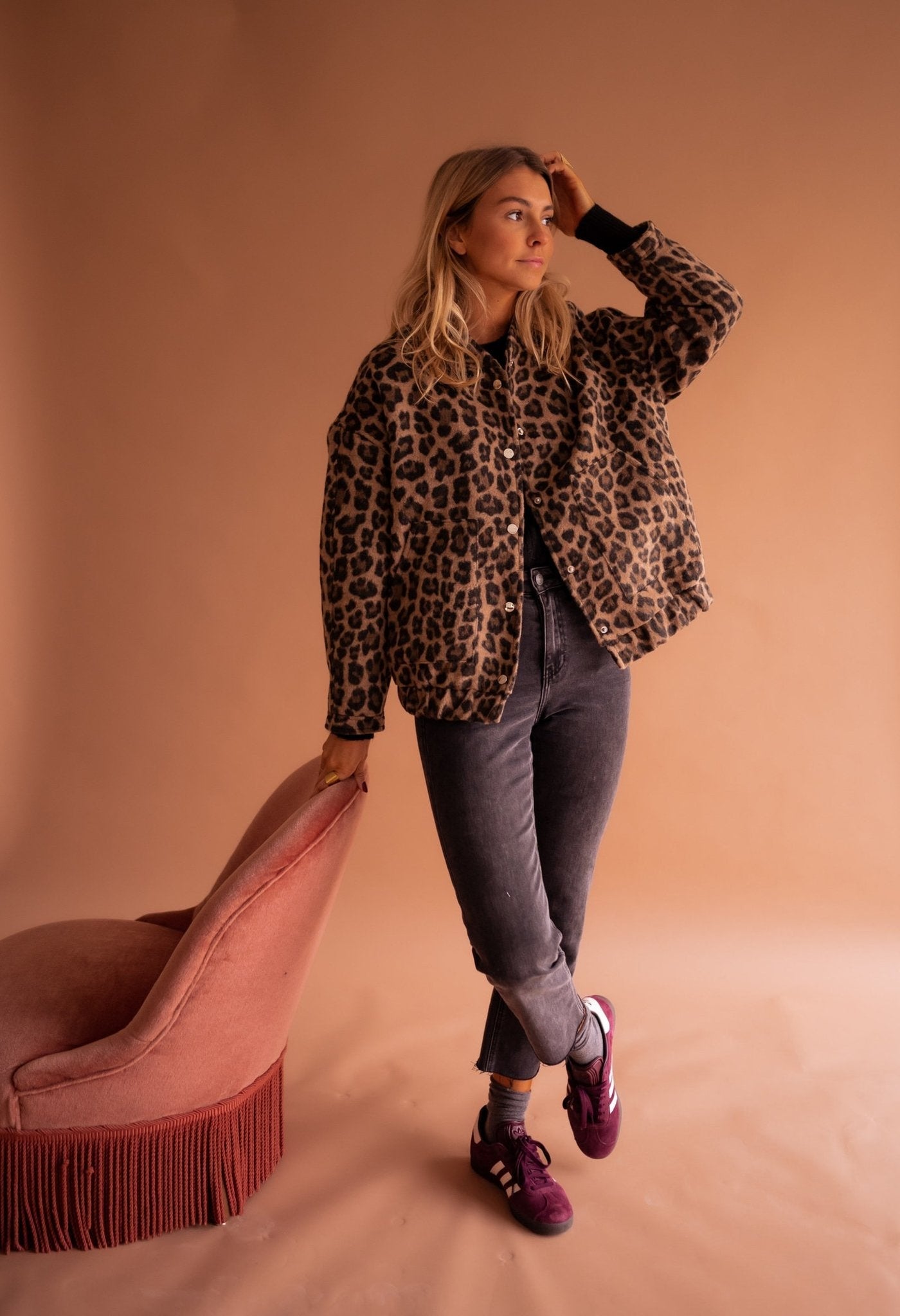 Lara | Stylish Leopard Print Jacket