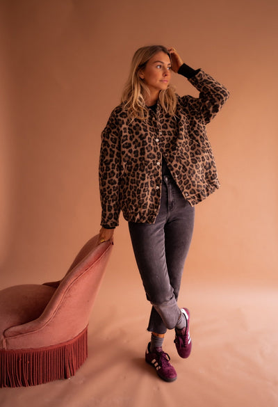 Lara | Stylish Leopard Print Jacket