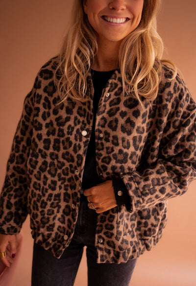 Lara | Stylish Leopard Print Jacket