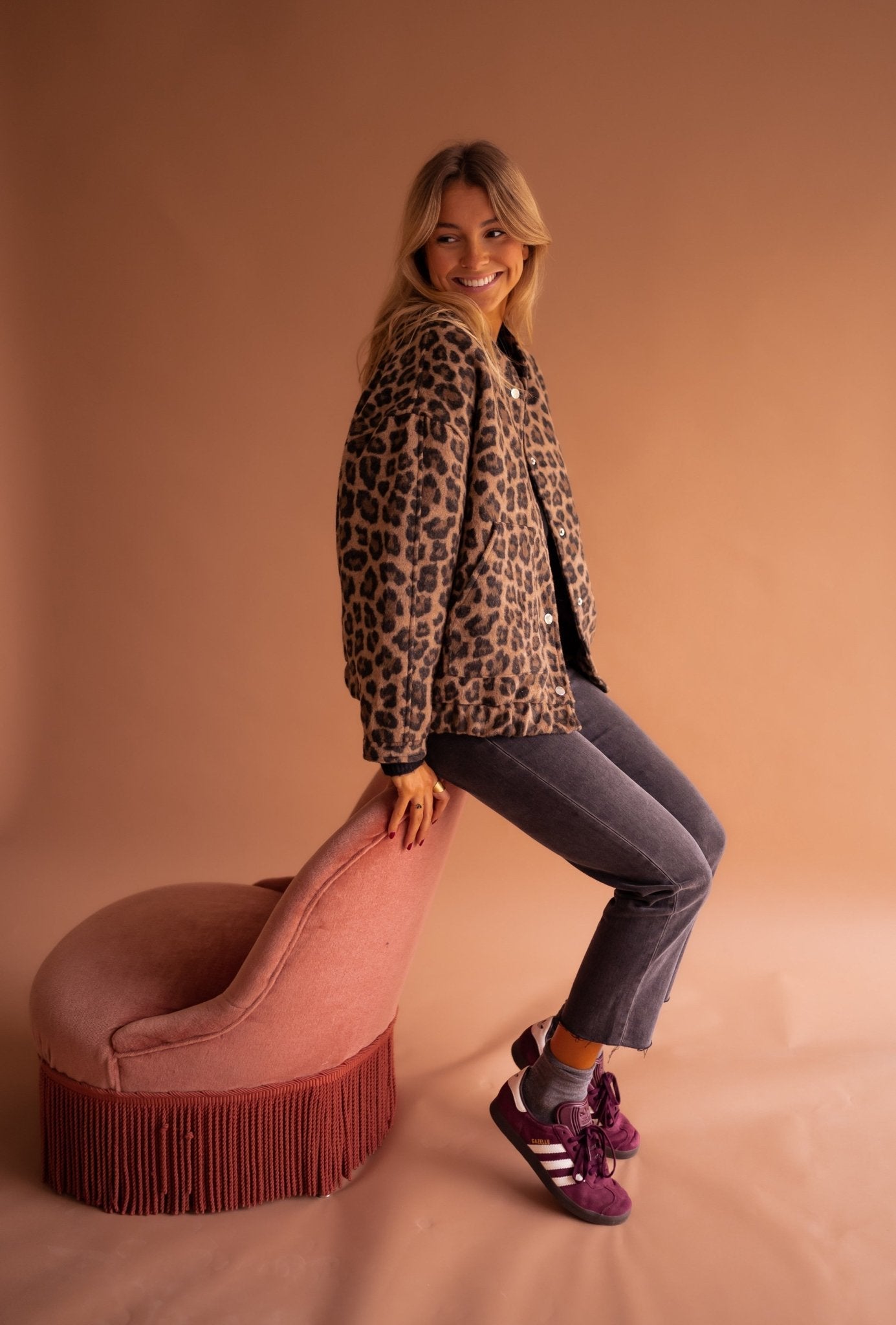 Lara | Stylish Leopard Print Jacket