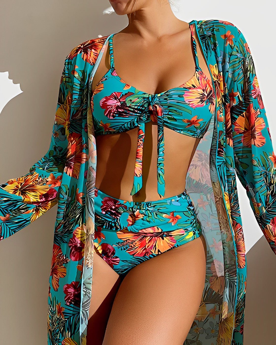 Luxury Bikini and Pareo Set