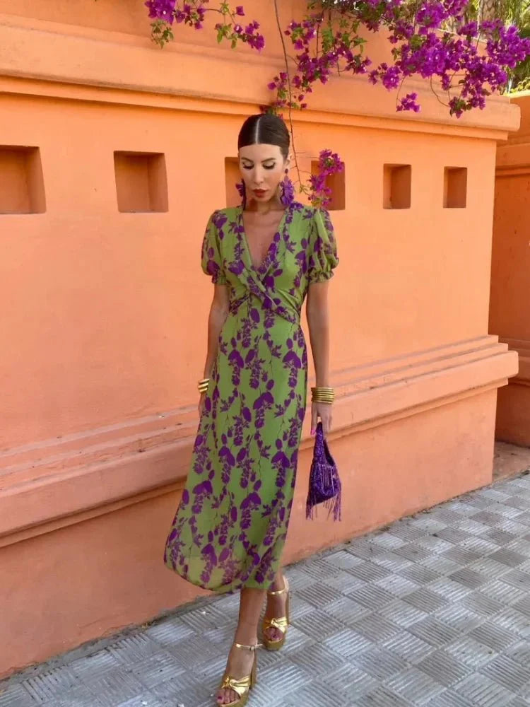 Melys | Elegant Printed Dress