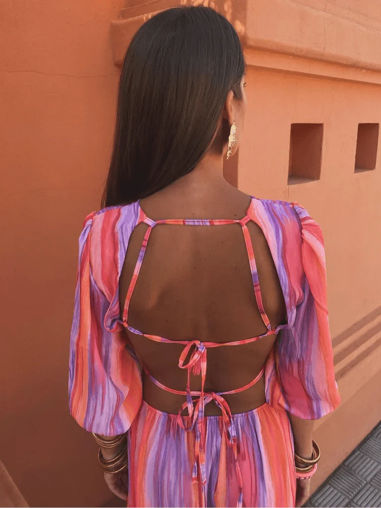 Paloma | Elegant dress with cutouts