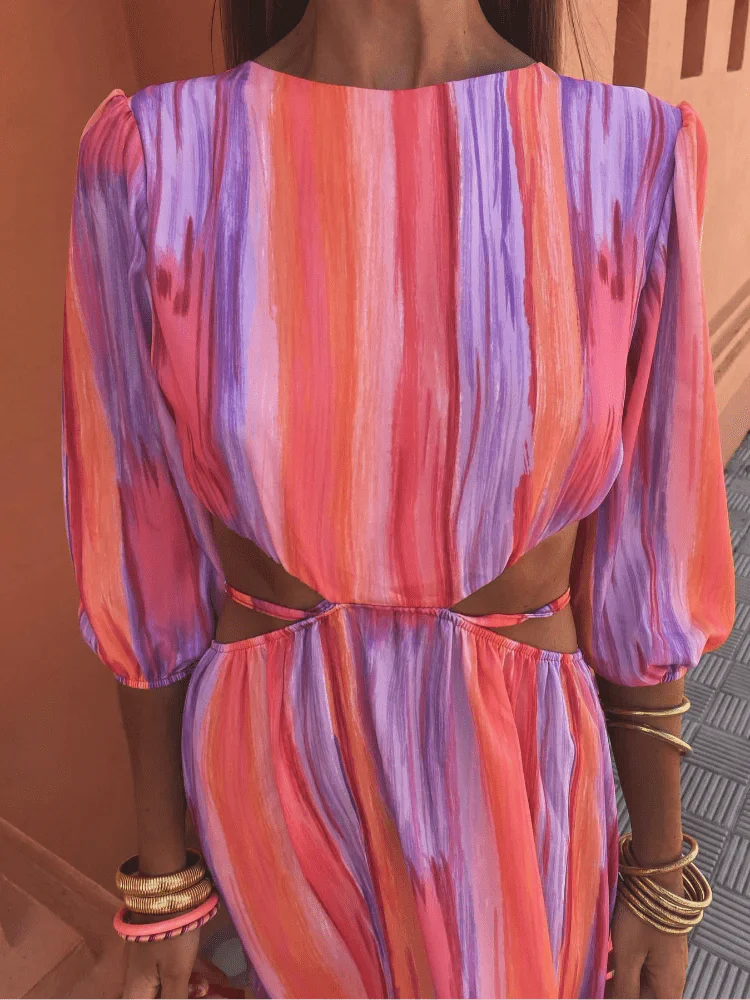 Paloma | Elegant dress with cutouts