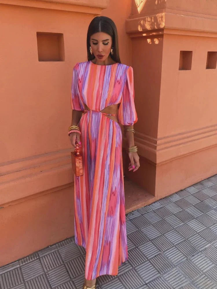 Paloma | Elegant dress with cutouts