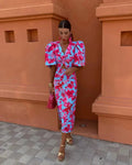 Simona | Trendy midi dress