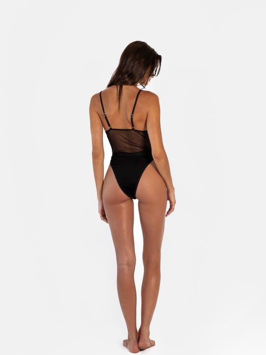 Sunkiss Tan-Through Swimsuit