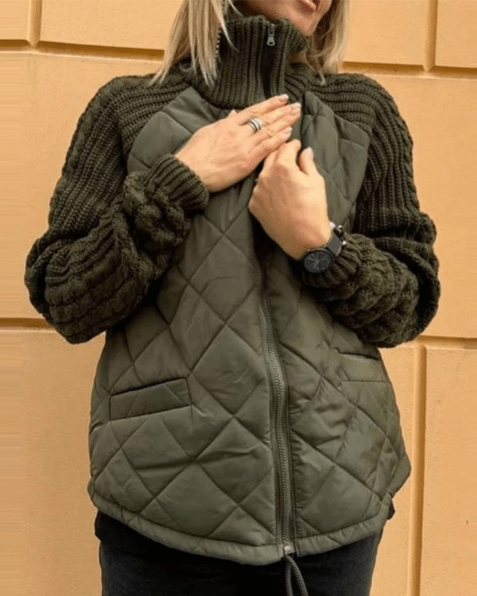 Victoria | Casual Knitted Fleece Jacket